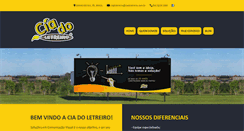 Desktop Screenshot of ciadoletreiro.com.br
