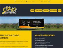 Tablet Screenshot of ciadoletreiro.com.br